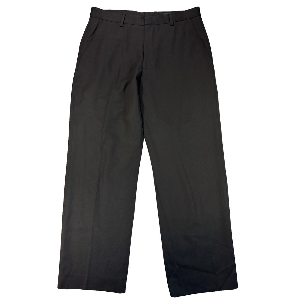 Banana Republic Men's 35X32 Black 100% Wool Dress Pants Preppy Career Office